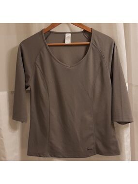 Curves Work Out Grey Top